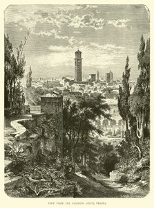 View from the Giardino Giusti, Verona by English School