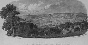 View of Bath, taken near Prior Park by English School