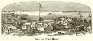 View of Fort Henry by English School