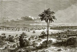 View of Havana, the capital of Cuba by English School