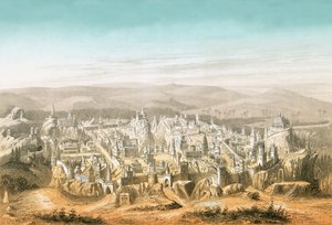 View of Jerusalem by English School