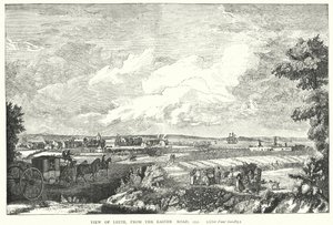 View of Leith, from the Easter Road, 1751 by English School