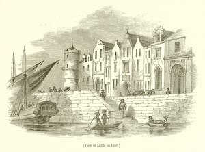 View of Leith, in 1650