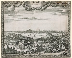 View of London by English School