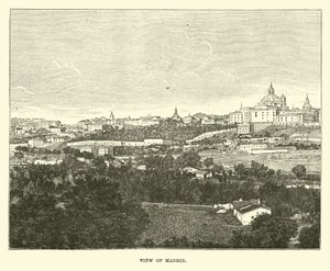 View of Madrid by English School