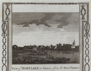 View of Mortlake by English School