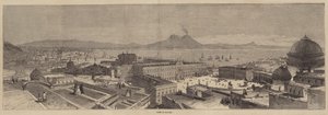 View of Naples by English School