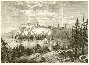 View of Quebec by English School