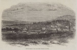 View of Smyrna from the West, Turkish Quarter by English School