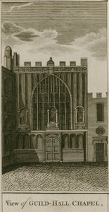 View of the Guildhall Chapel, London