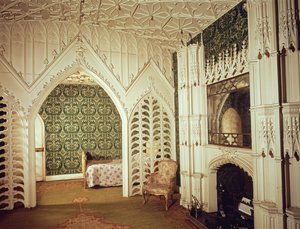 View of the Holbein Chamber by English School