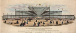 View of the Interior of the Building in Hyde Park for the Exhibition of 1851 by English School