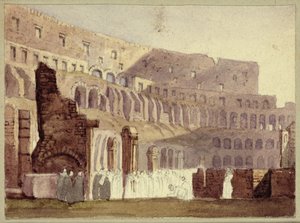 View of the Roman Colosseum, c.1800