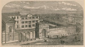 View of the Royal Free Hospital in the Grays Inn Road, Showing the New Sussex Wing by English School
