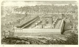 View of the Temple from the East, as It Appeared at the Time of the Crucifixion by English School
