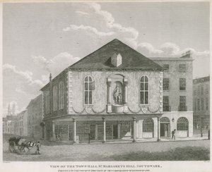 View of the Town Hall, St Margarets Hill, Southwark by English School