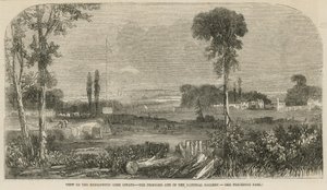 View on the Kensington Gore Estate, the proposed site of the National Gallery by English School