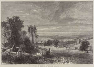 View up the River at Asuncion, Paraguay by English School