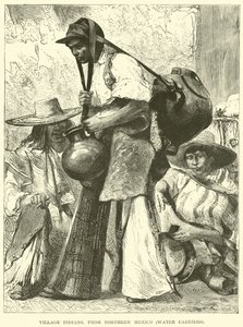 Village Indians, from Northern Mexico, water carriers