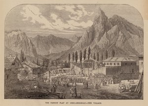 Village of Oberammergau, Bavaria, venue of an annual Passion Play by English School