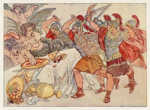 Virgil’s Aeneid: The Harpies by English School