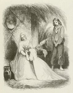 Virginia flying to her Mother for refuge by English School