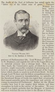 Viscount Wolmer, MP, Heir to the Earldom of Selborne by English School