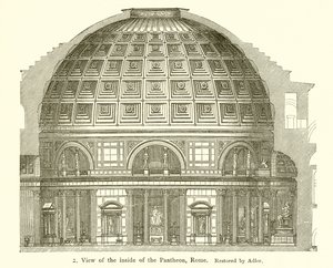 Visit of the Inside of the Pantheon, Rome