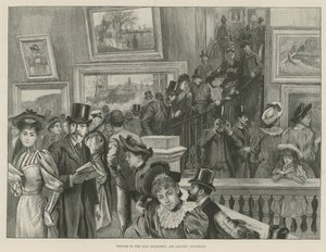 Visitors to the loan collection by English School
