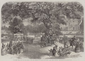 Volunteer Fete given by Mr Harvey, the High Sheriff of Norfolk, at Crown Point, near Norwich, the Sports by English School