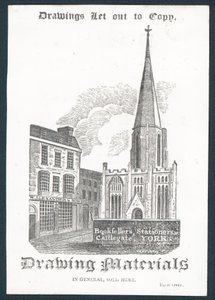 W Alexander & Son, booksellers and stationers by English School