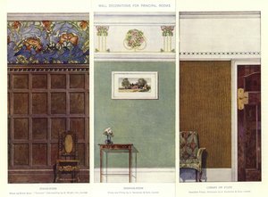 Wall Decorations for Principal Rooms by English School