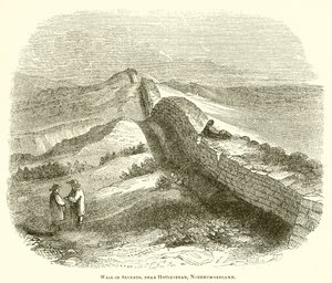 Wall of Severus, near Housestead, Northumberland