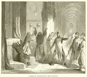 Wallace Protecting the Priests by English School