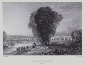 Walton Bridge, Surrey by English School