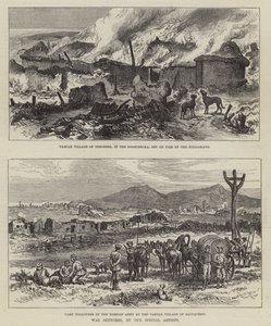 War Sketches by English School