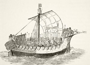 War Ship in the 15th Century, from 