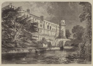 Warwick Castle, from the Avon by English School