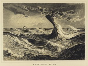 Water spout at sea