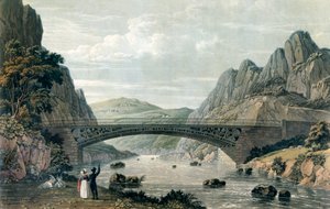 Waterloo Bridge over the River Conwy, Wales by English School