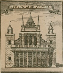 West view of Old St Paul
