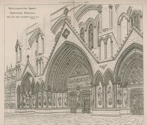 Westminster Abbey Northern Porches by English School
