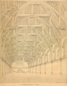 Westminster Hall, 1814 by English School