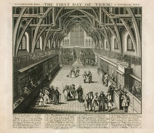 Westminster Hall, The First Day of Term, A Satirical Poem