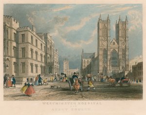 Westminster Hospital and Abbey Church by English School