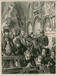 Westminster Abbey, Sunday, October 23 by English School