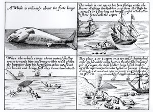 Whaling at Spitzbergen in 1611 by English School