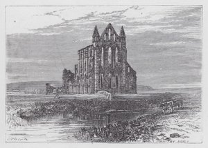 Whitby Abbey by English School