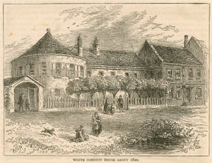 White Conduit House, Pentonville, London, about 1820