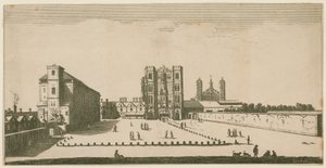Whitehall in the 17th Century by English School